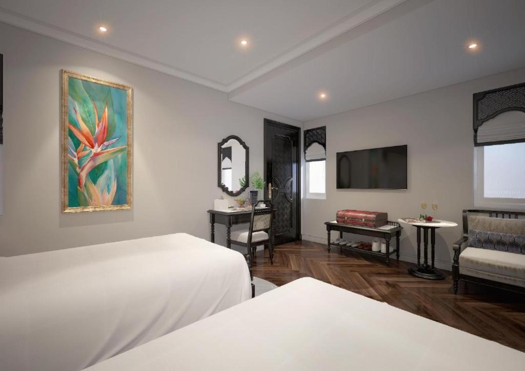 Hanoi Graceful Hotel And Travel Esterno foto